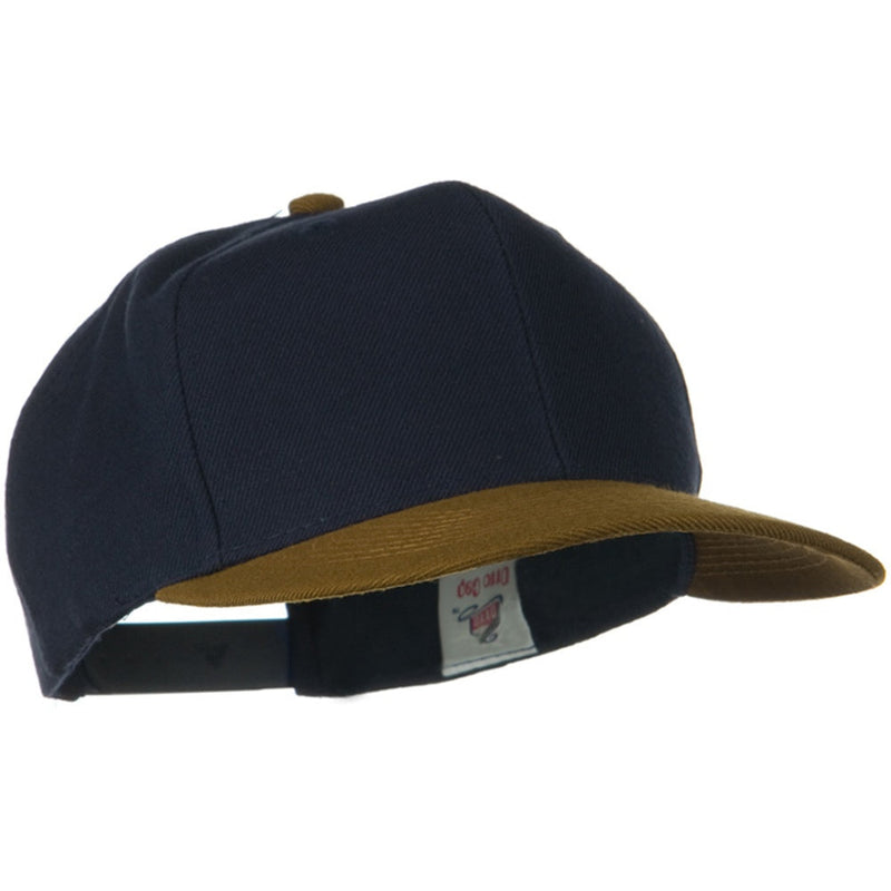 Two Tone Wool Blend Prostyle Snapback Cap