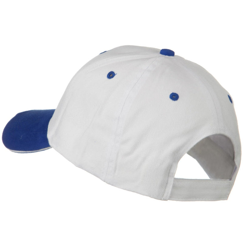 2 Tone Brushed Twill Sandwich Cap
