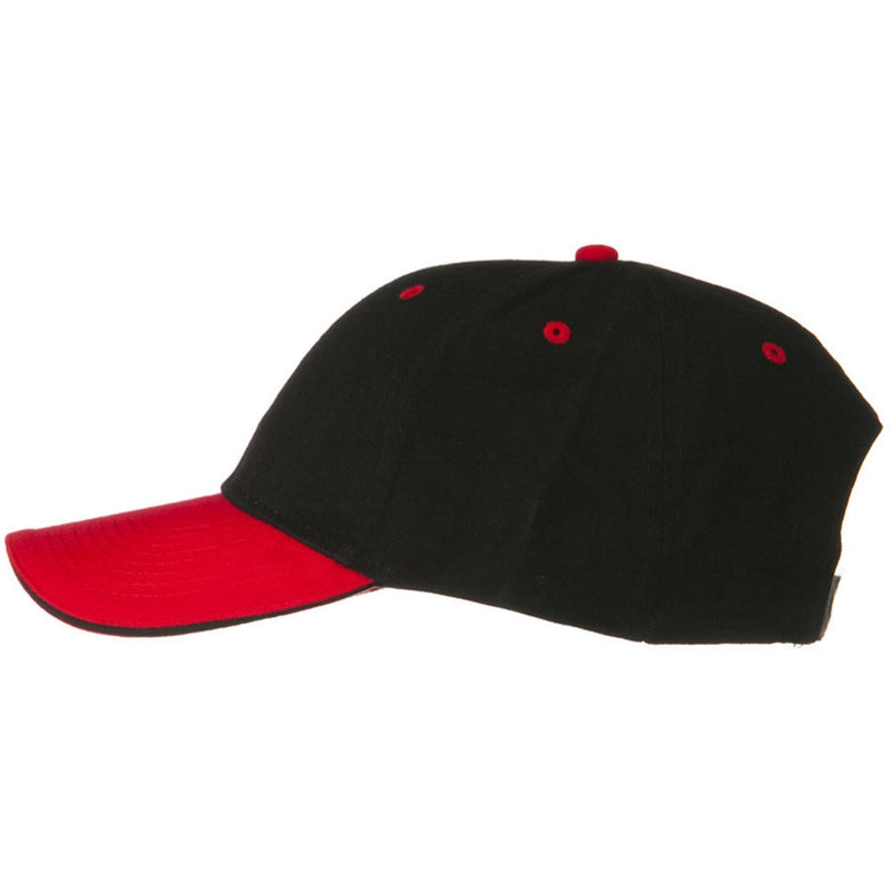 2 Tone Brushed Twill Sandwich Cap