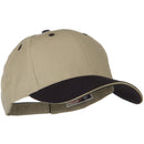 2 Tone Brushed Twill Sandwich Cap