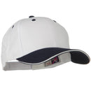 2 Tone Brushed Twill Sandwich Cap