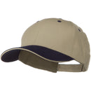 2 Tone Brushed Twill Sandwich Cap