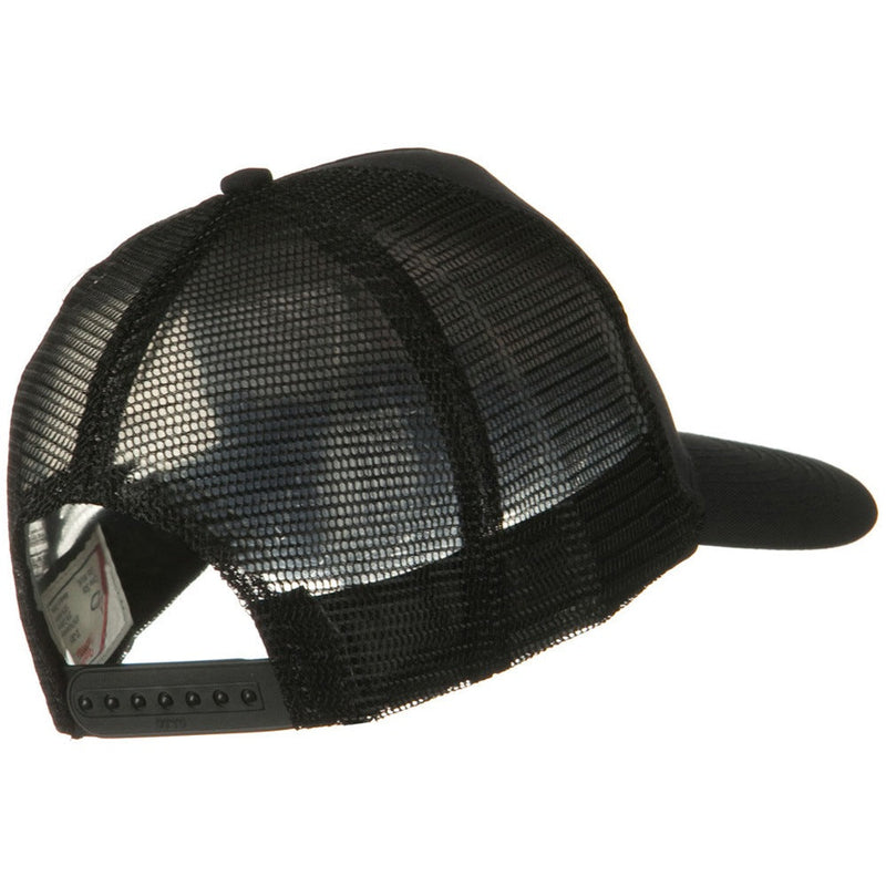 Solid Cotton Twill 5 panel Mesh Back Cap