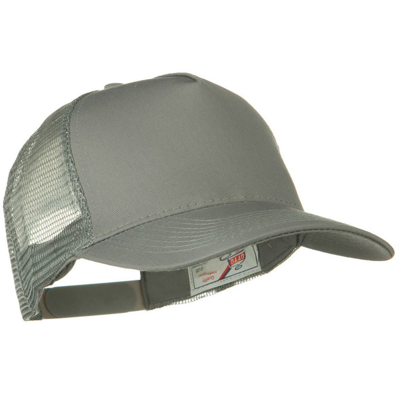 Solid Cotton Twill 5 panel Mesh Back Cap