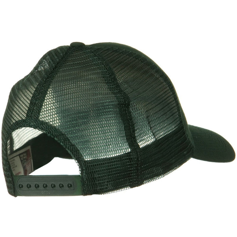 Solid Cotton Twill 5 panel Mesh Back Cap