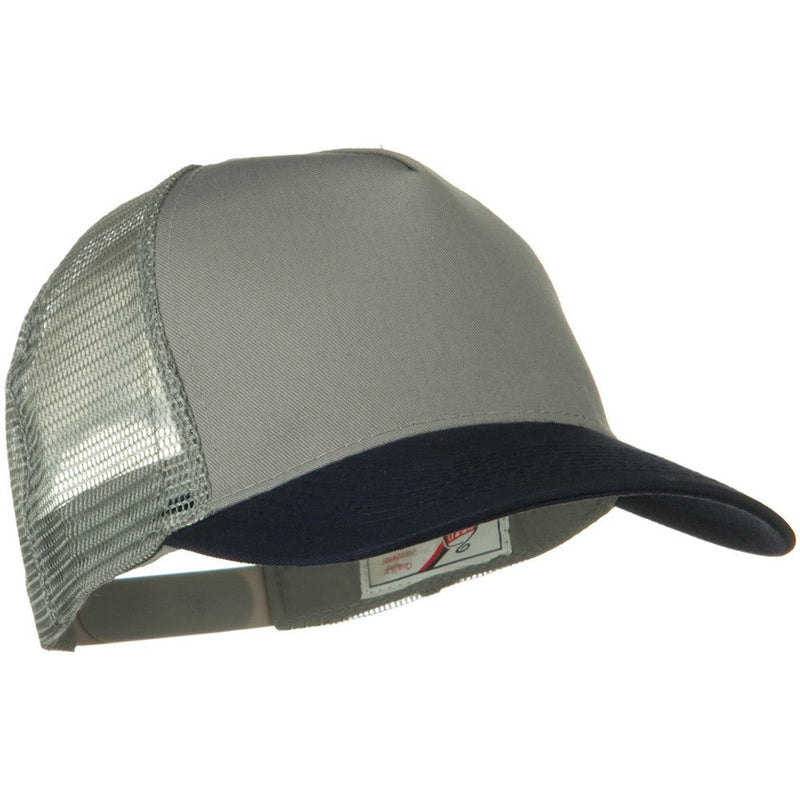 Two Tone Cotton Twill 5 panel Mesh Back Cap