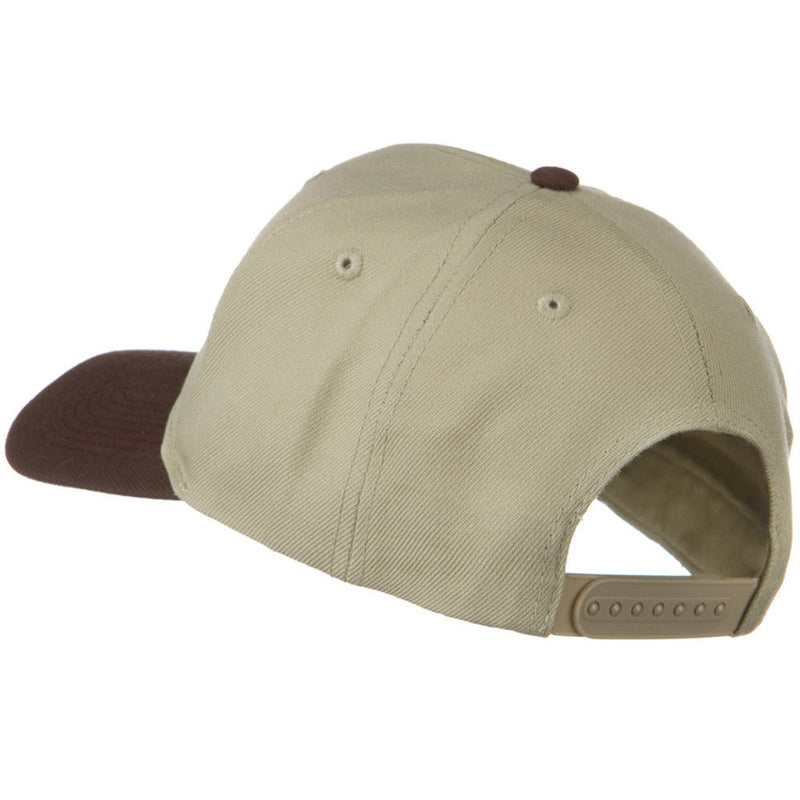 Two Tone Wool Blend Prostyle Snapback Cap