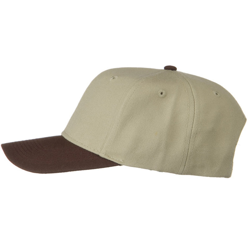 Two Tone Wool Blend Prostyle Snapback Cap