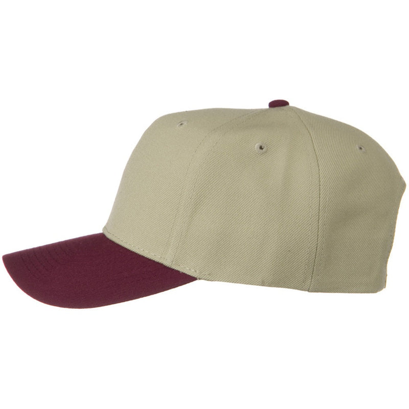 Two Tone Wool Blend Prostyle Snapback Cap
