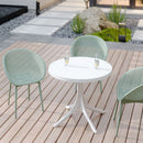 Modern Lounge Chair Set With Round Table by HouseOfZazla