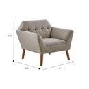 Modern Lounge Chair With Button Tufting by HouseOfZazla