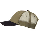 2 Tone Cotton Twill Low Profile Nylon Mesh Back Cap