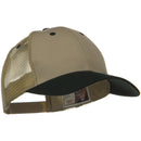 2 Tone Cotton Twill Low Profile Nylon Mesh Back Cap