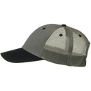 2 Tone Cotton Twill Low Profile Nylon Mesh Back Cap