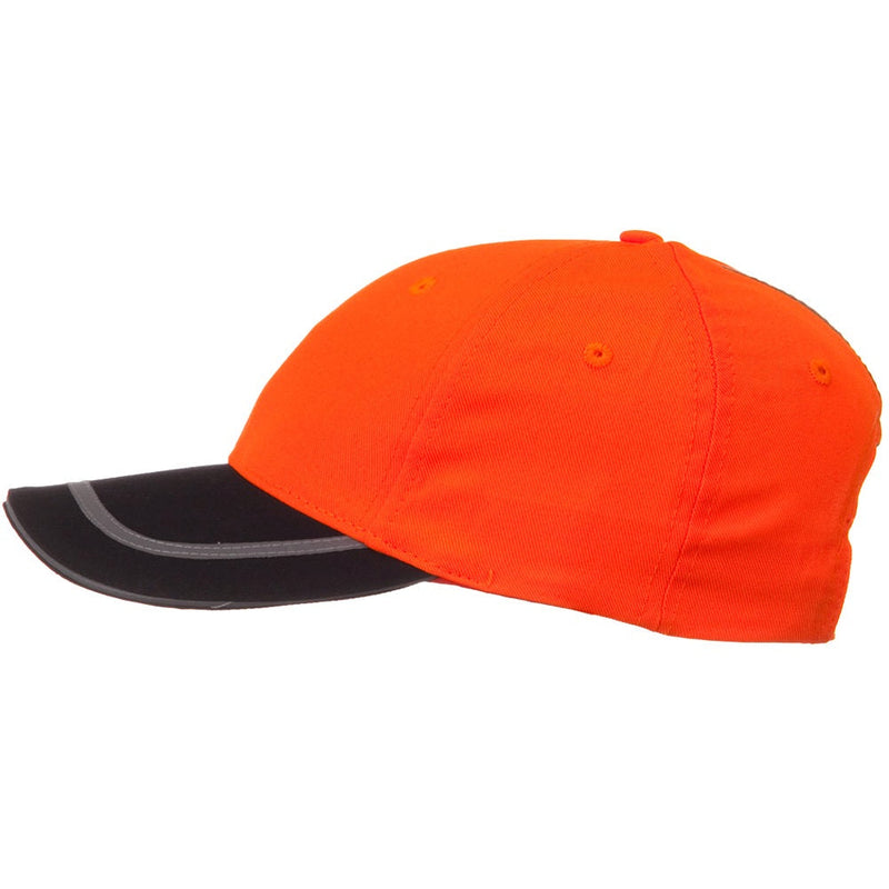 6 Panel Poly Twill Safety Cap