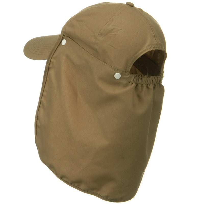 Water Repellent Microfiber Sun Block Flap Cap