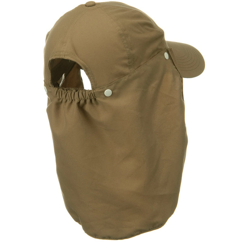 Water Repellent Microfiber Sun Block Flap Cap