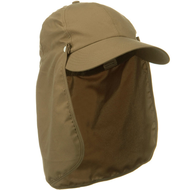 Water Repellent Microfiber Sun Block Flap Cap