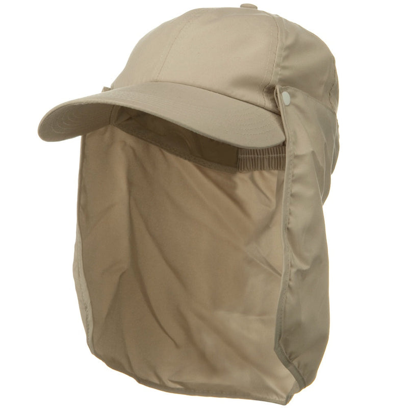 Water Repellent Microfiber Sun Block Flap Cap