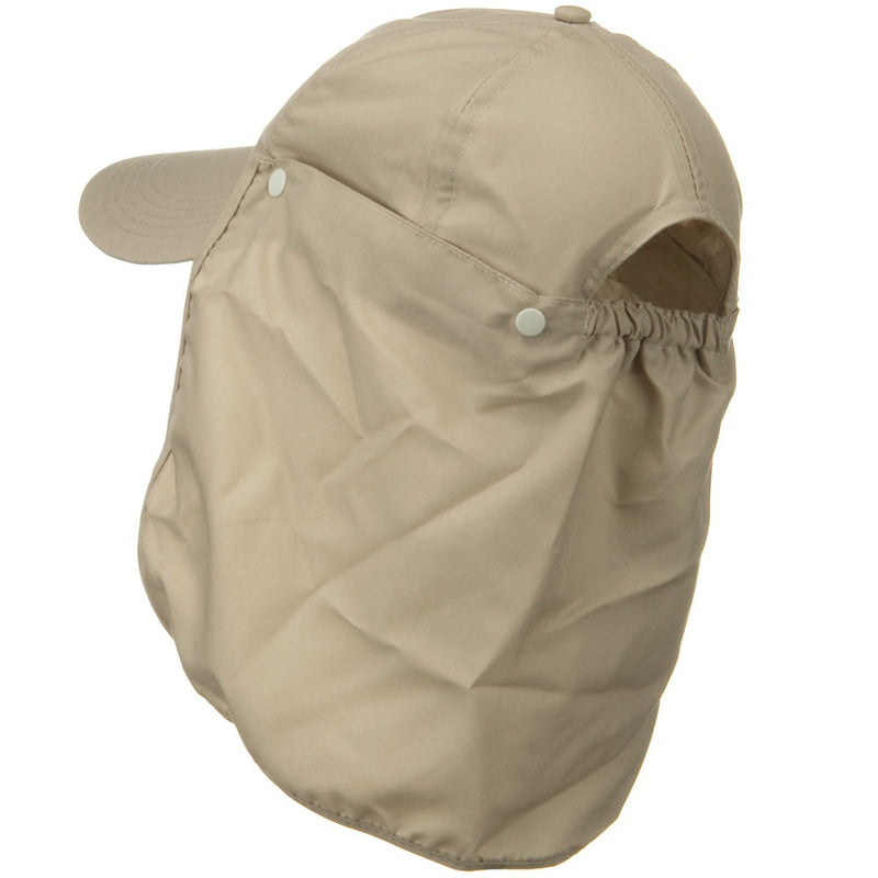 Water Repellent Microfiber Sun Block Flap Cap