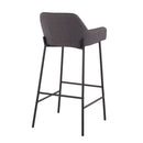 Daniella - Industrial Fixed Height Bar Stool (Set of 2) by HouseOfZazla