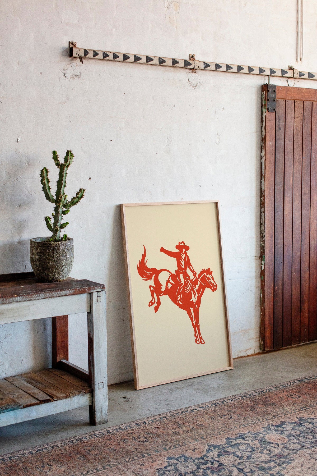 Retro Rodeo Cowboy Print, photo 12 of 19