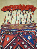 3' X 4' Antique Handmade Turkish Wool Kilim Rug Decorative Seat Cover