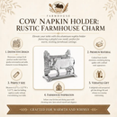 Cow Napkin Holder by Arthur Court Designs