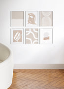 16x20 in, Set of 6, White Aluminum