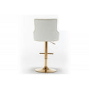 Adjustable Swivel Bar Stool With Nailhead Trim (Set of 2) by HouseOfZazla