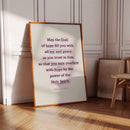 Romans 15 Hope and Peace Scripture Print