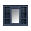 Wall Mounted Medicine Cabinet With Mirror, Storage Cabinet Featuring 6 Open Shelves And Adjustable Interior by HouseOfZazla