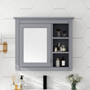 Wall Mounted Medicine Cabinet With Mirror and 3 Open Shelves by HouseOfZazla