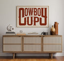 Cowboy Up Bold Western Typography
