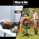 1350 W Outdoor Electric BBQ Grill with Removable Stand Easy to Install by LJGDeals