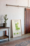 Mojito Cocktail Recipe Art Print