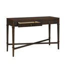 Fluted 2 Drawer Storage Console Table - Brown by HouseOfZazla