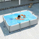 690/978/1158/1617 Gal Outdoor Family Swimming Pool with Metal Frame by LJGDeals