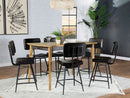 Partridge 7-piece Counter Dining Set Sheesham and Espresso