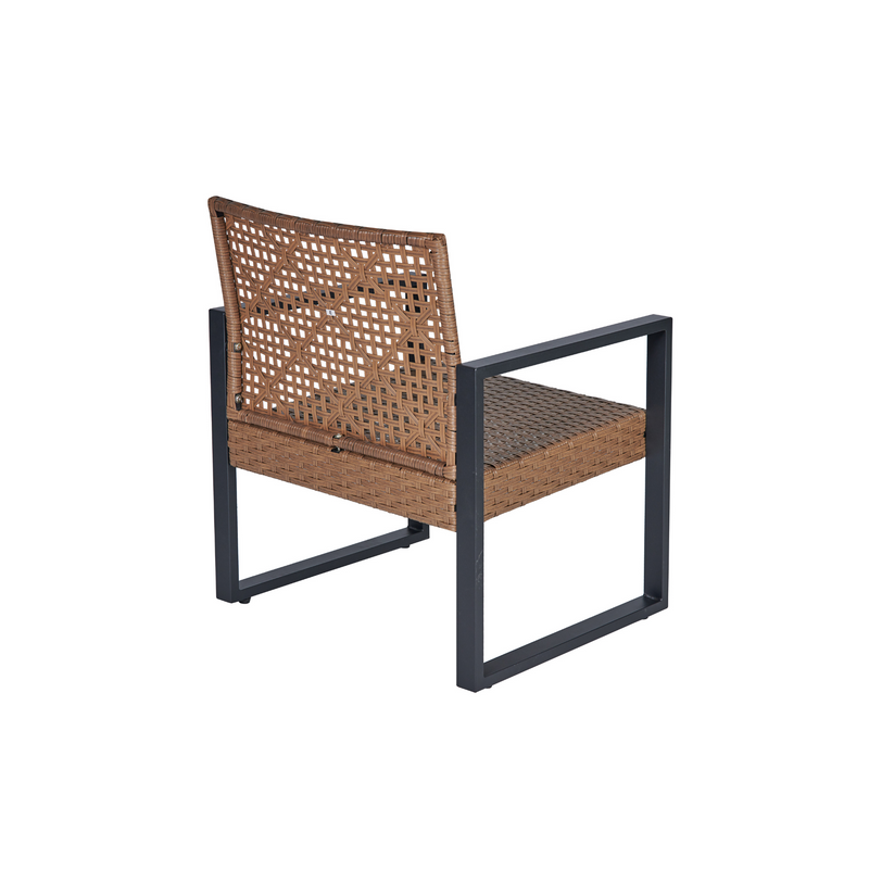 Walker Edison | Outdoor Wicker 4-Piece Patio Furniture Set