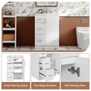 Bathroom Vanity With Under Mount Sink, 2 Drawers And Soft Closing Door by HouseOfZazla