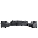 Elegant Oversized Sectional Sofa Set With Deep Seats And Flexible Layout by HouseOfZazla