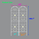 Garden Metal Trellis Rustproof Trellis For Climbing Plants Outdoor Flower Support by Unique Piece Furniture