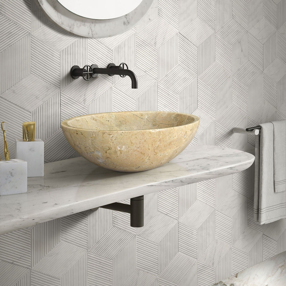 Bathroom Vessel Sink, Circular Design, photo 10 of 40