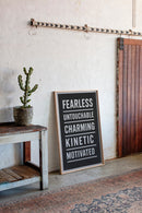 Fearless Motivated Kinetic Bold Text Art
