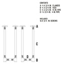 3/4 in. U Bench Leg Kit