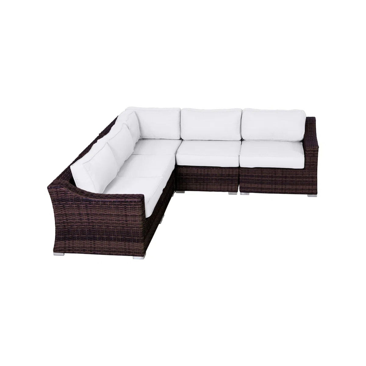 Outdoor Wicker Sofa Seating Group With Cushions, photo 2 of 13