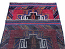 3 X 5 Vintage Handmade Tribal Wool Rug Balouchi Rug Afghan Rug Red Beige Nice