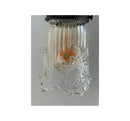 Antique Diamond Floral Flare Wall Sconce Light