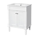 Bathroom Vanity With Top Sink, 2 Tier Storage Cabinet by Unique Piece Furniture
